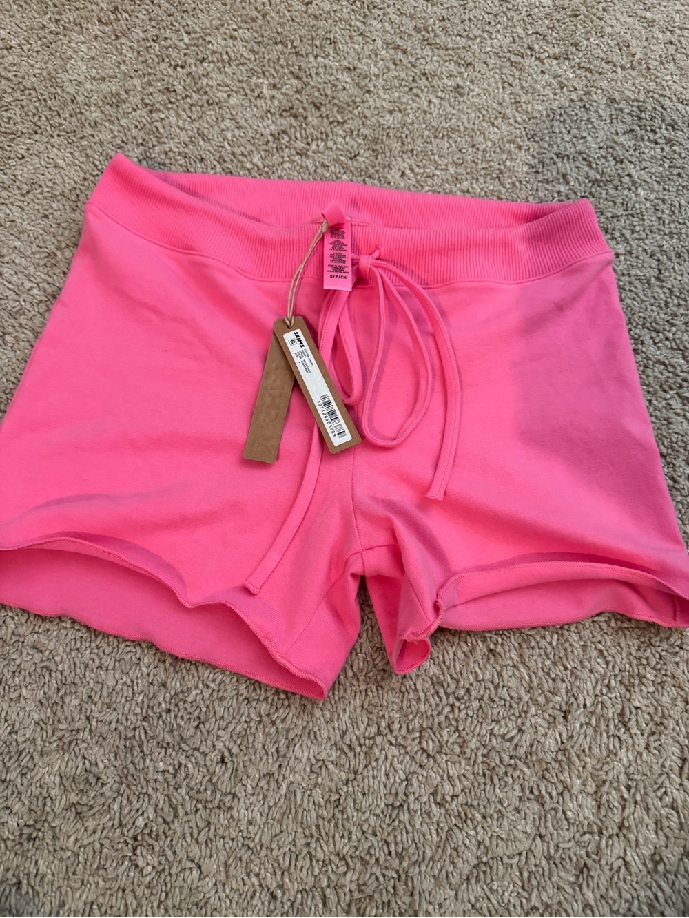 SKIMS Pink Lounge Shorts